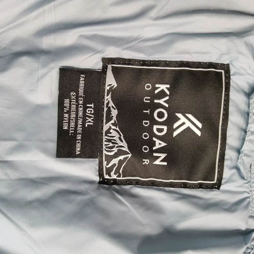 NWOT Kyodan Outdoor Women's Windbreaker Blue/Sky Size XL